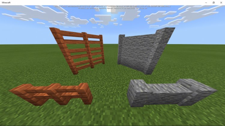 Diagonal Walls and Fences