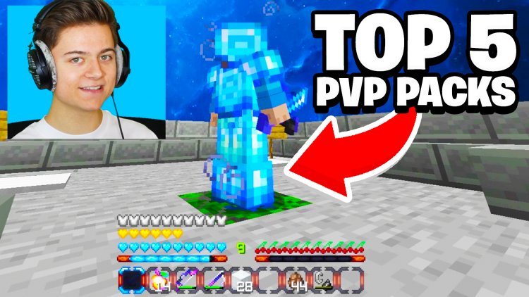 TOP 5 MCPE PVP TEXTURE PACKS! (1.17+) FPS BOOST (Minecraft Bedrock)