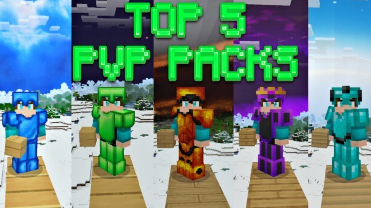 TOP 5 MCPE PVP PACKS!