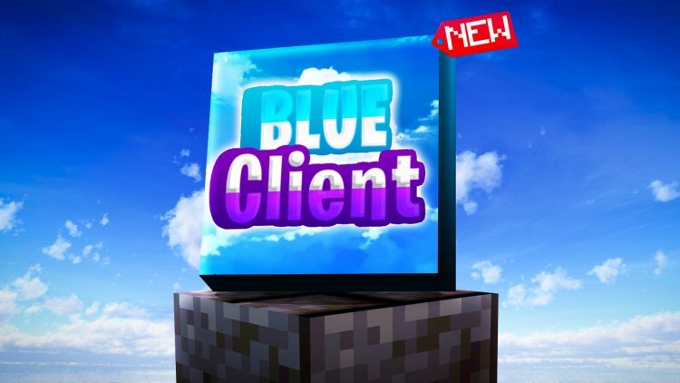 Blue Client V5 For Minecraft Bedrock! | FPS BOOST (1.18+)